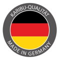 drevený domček KARIBU KANDERN 1 + prístavok 235 cm vrátane zadnej steny (23608) terragrau LG3530