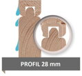 drevený domček KARIBU KANDERN 1 + prístavok 235 cm vrátane zadnej steny (23608) terragrau LG3530