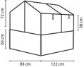 vyvýšený záhon s pareniskom VITAVIA GAIA JUMBO PC 4 mm čierny LG3735