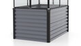 vyvýšený záhon s pareniskom VITAVIA GAIA JUMBO sklo 3 mm čierny LG3739