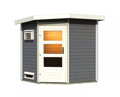 fínska sauna KARIBU PEKKA (27095) terragrau LG3767