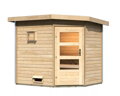fínska sauna KARIBU MIKKA (86231) natur LG3768