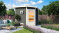fínska sauna KARIBU MIKKA (27102) terragrau LG3769