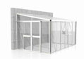 skleník VITAVIA ATHENA 10200 sklo 3 mm + PC 10 mm biely LG3838