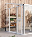 skleník VITAVIA ATHENA 10200 sklo 3 mm + PC 10 mm biely LG3838