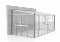 skleník VITAVIA ATHENA 11900 sklo 3 mm + PC 10 mm strieborný LG3839