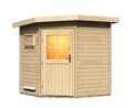 fínska sauna KARIBU PEKKA (92231) natur LG3846
