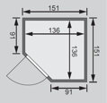 fínska sauna KARIBU LARIN (75605) LG3974