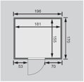 fínska sauna KARIBU SODIN (75690) LG3976