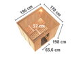 fínska sauna KARIBU SODIN (75699) LG3982