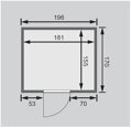 fínska sauna KARIBU SODIN (75699) LG3982