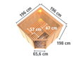 fínska sauna KARIBU JARIN (71344) LG3983