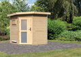 fínska sauna KARIBU PEKKA (86218) natur LG3997