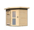 fínska sauna KARIBU PEKKA (86218) natur LG3997