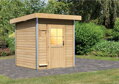 fínska sauna KARIBU TORGE (91456) natur LG4011