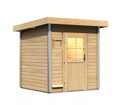 fínska sauna KARIBU TORGE (91456) natur LG4011