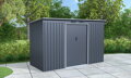 plechový domček LANITPLAST HALLE 94 ANTRACIT LG4024