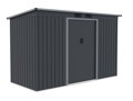 plechový domček LANITPLAST HALLE 94 ANTRACIT LG4024