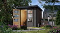 hybridný domček KARIBU JUPITER B (93413) terragrau / antracit LG4034
