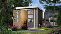 hybridný domček KARIBU JUPITER B (93411) terragrau / biely LG4035