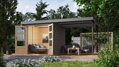 hybridný domček KARIBU JUPITER B (93427) terragrau / terragrau LG4036