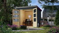 hybridný domček KARIBU JUPITER C (93415) antracit / terragrau LG4039