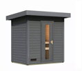 fínska sauna KARIBU HYTTI 1 (97703) terragrau LG4123
