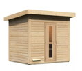 fínska sauna KARIBU HYTTI 3 (93863) natur LG4146