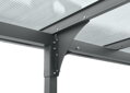 hliníková pergola LANITPLAST ALU 53 antracit + číry PC LG4148