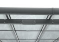 hliníková pergola LANITPLAST ALU 53 antracit + číry PC LG4148