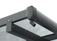 hliníková pergola LANITPLAST ALU 53 antracit + číry PC LG4148