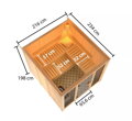 fínska sauna KARIBU ASKJA (35237) LG4203