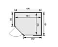 fínska sauna KARIBU FIONA 1 (59672) LG4204