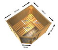 fínska sauna KARIBU FIONA 3 (49442) LG4208