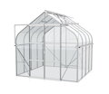 skleník VITAVIA DIANA 6700 číre sklo 3 mm strieborný LG4218