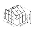 skleník VITAVIA DIANA 5000 PC 4 mm zelený LG4222