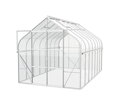 skleník VITAVIA DIANA 11500 číre sklo 3 mm strieborný LG4240