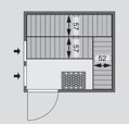 fínska sauna KARIBU NYBRO (6195) LG4259