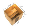 fínska sauna KARIBU TROMSO (6191) LG4263