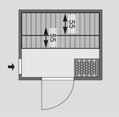 fínska sauna KARIBU TROMSO (6191) LG4263