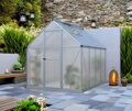 skleník LANITPLAST SARANA 6x8 PC 4 mm strieborný LG4275
