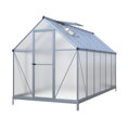 skleník LANITPLAST SARANA 6x12 PC 4 mm strieborný LG4276