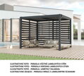 hliníková pergola LANITPLAST BIOCLIMATIC 32 BASIC LG4288