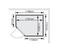 fínska sauna KARIBU SAJA (59779) LG4289