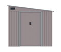 plechový domček LANITPLAST WANDHAUS 78 WARM GREY LG4360
