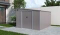 plechový domček LANITPLAST WANDHAUS 911 WARM GREY LG4361