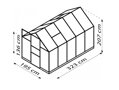 skleník VITAVIA APOLLO 6200 PC 4 mm zelený LG4409