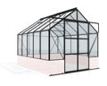 skleník VITAVIA CASSANDRA 8300 číre sklo 3 mm čierny LG4414