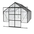 skleník VITAVIA CASSANDRA 9900 číre sklo 3 mm čierny LG4416