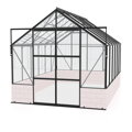 skleník VITAVIA CASSANDRA 9900 číre sklo 3 mm čierny LG4416